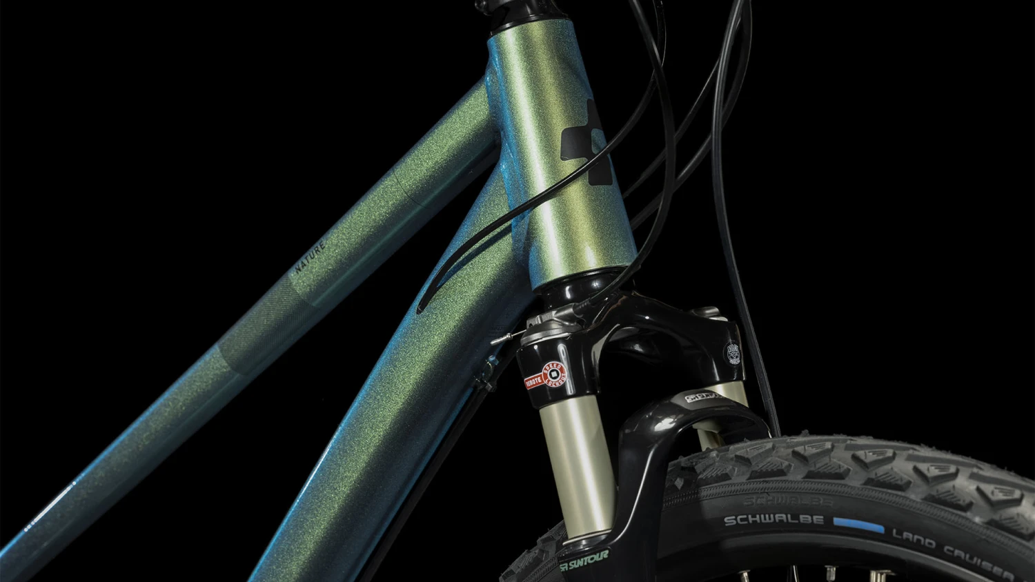 CUBE NATURE EXC - Women Cross Bike - 2023 - Verde / Black A00 4 CUBE NATURE EXC - Women Cross Bike - 2023 - Verde / Black A00 - Image 4