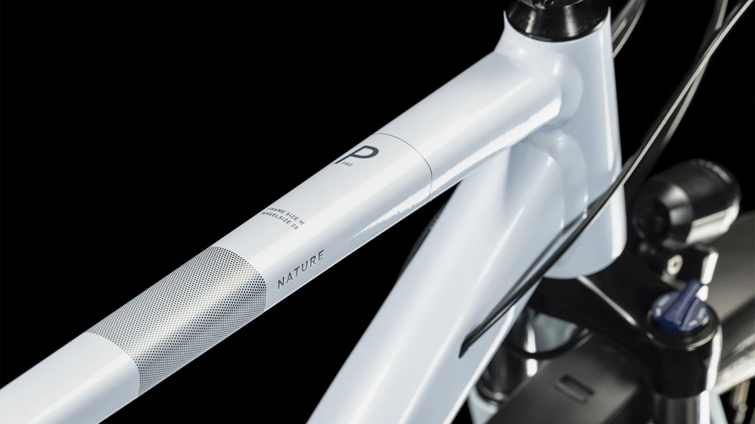 CUBE NATURE Pro Allroad - Cross Bike - 2023 - Frostwhite / Grey A00 4 CUBE NATURE Pro Allroad - Cross Bike - 2023 - Frostwhite / Grey A00 - Image 4