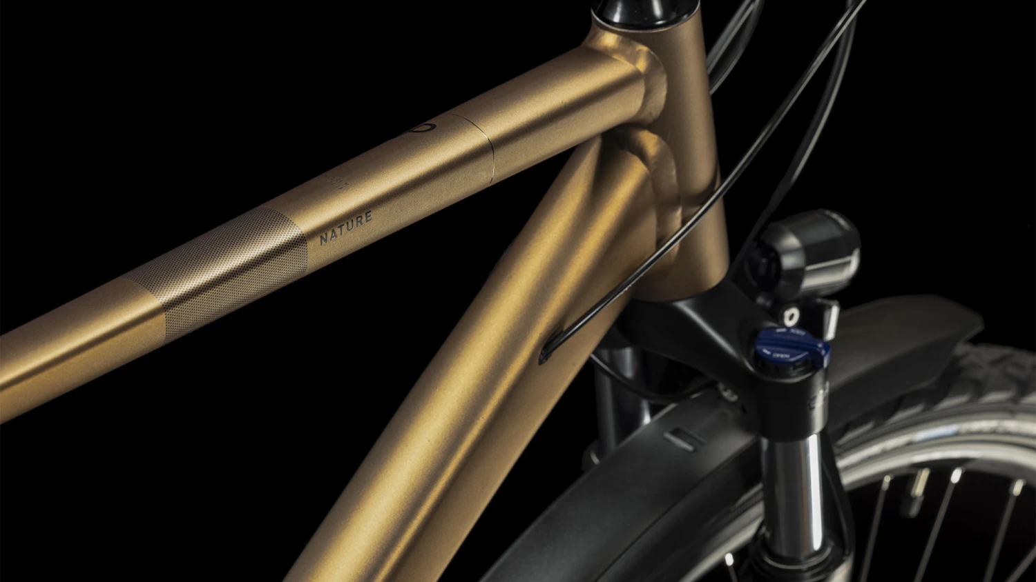 CUBE NATURE Pro Allroad - Cross Bike - 2023 - Gold / Black A01 4 CUBE NATURE Pro Allroad - Cross Bike - 2023 - Gold / Black A01 - Image 4