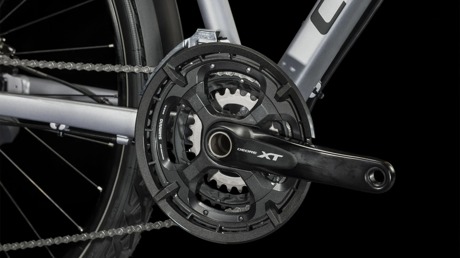 CUBE NATURE EXC Allroad - Women Cross Bike - 2023 - Polarsilver / Black A00 7 CUBE NATURE EXC Allroad - Women Cross Bike - 2023 - Polarsilver / Black A00 - Image 7