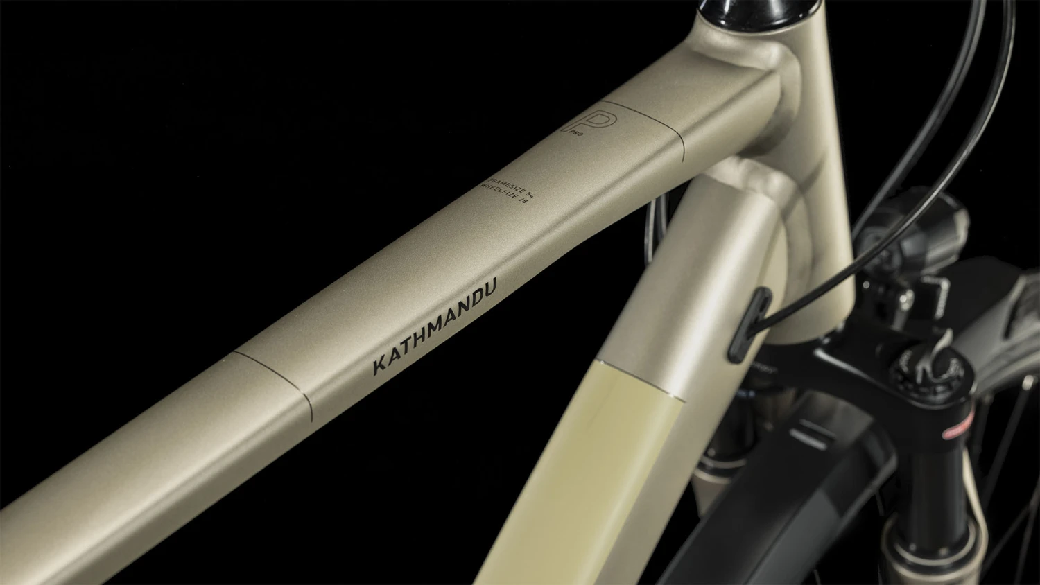 CUBE KATHMANDU Pro - Touring Bike - 2023 - Flashstone / Black 4 CUBE KATHMANDU Pro - Touring Bike - 2023 - Flashstone / Black - Image 4