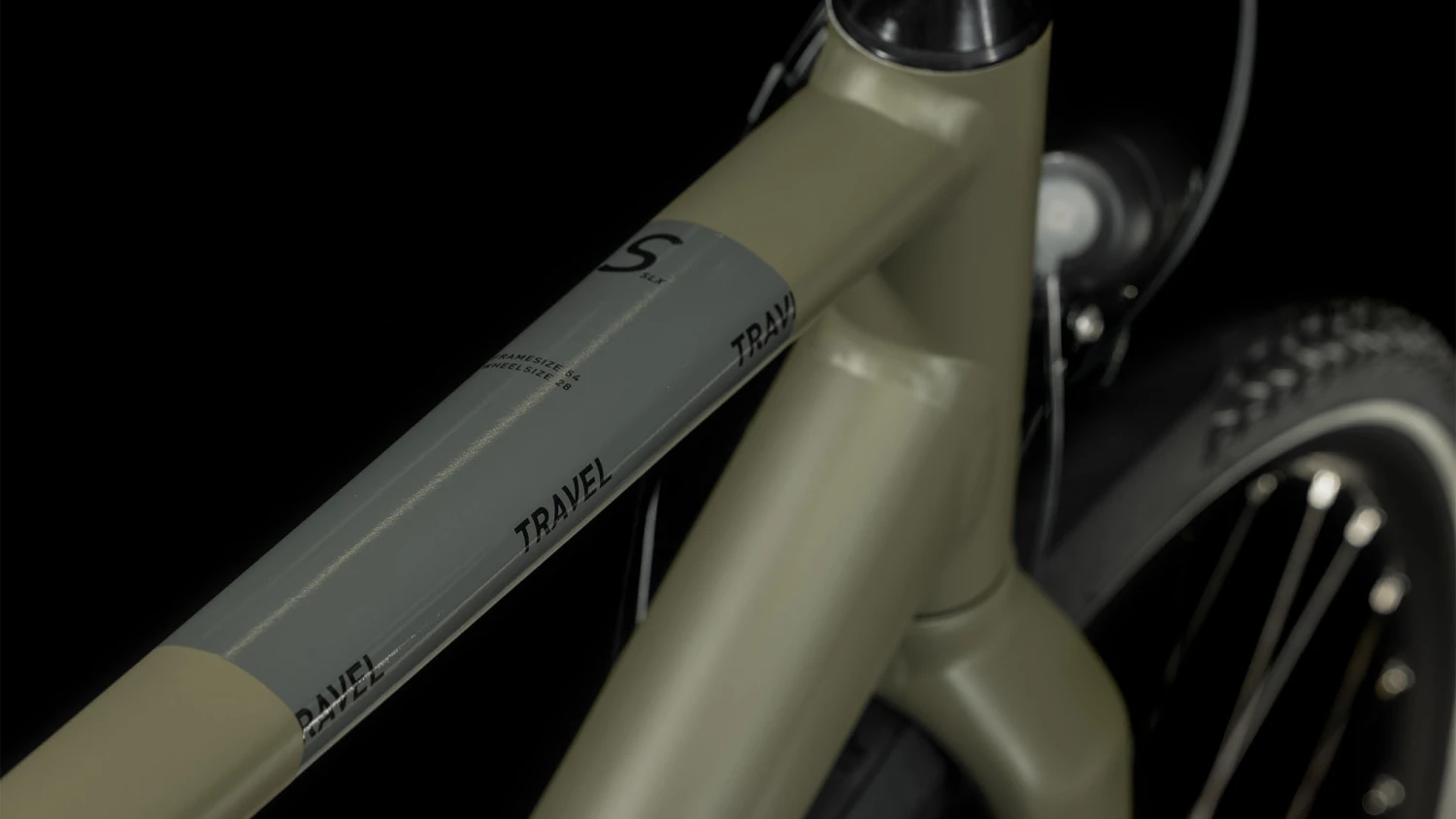CUBE TRAVEL SLX - Touring Bike - 2023 - Olive / Black 4 CUBE TRAVEL SLX - Touring Bike - 2023 - Olive / Black - Image 4