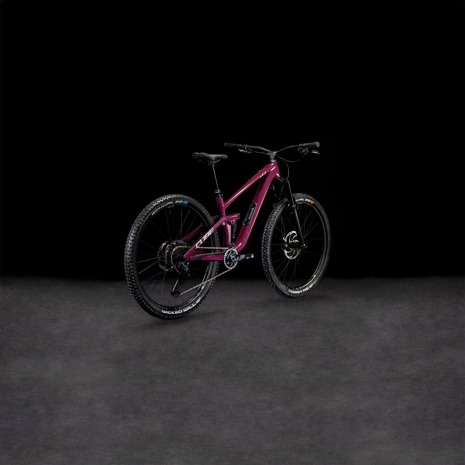 CUBE STEREO ONE44 C:68X SLX - 29" Carbon Mountainbike - 2023 - Wine / Grey 3 CUBE STEREO ONE44 C:68X SLX - 29" Carbon Mountainbike - 2023 - Wine / Grey - Image 3