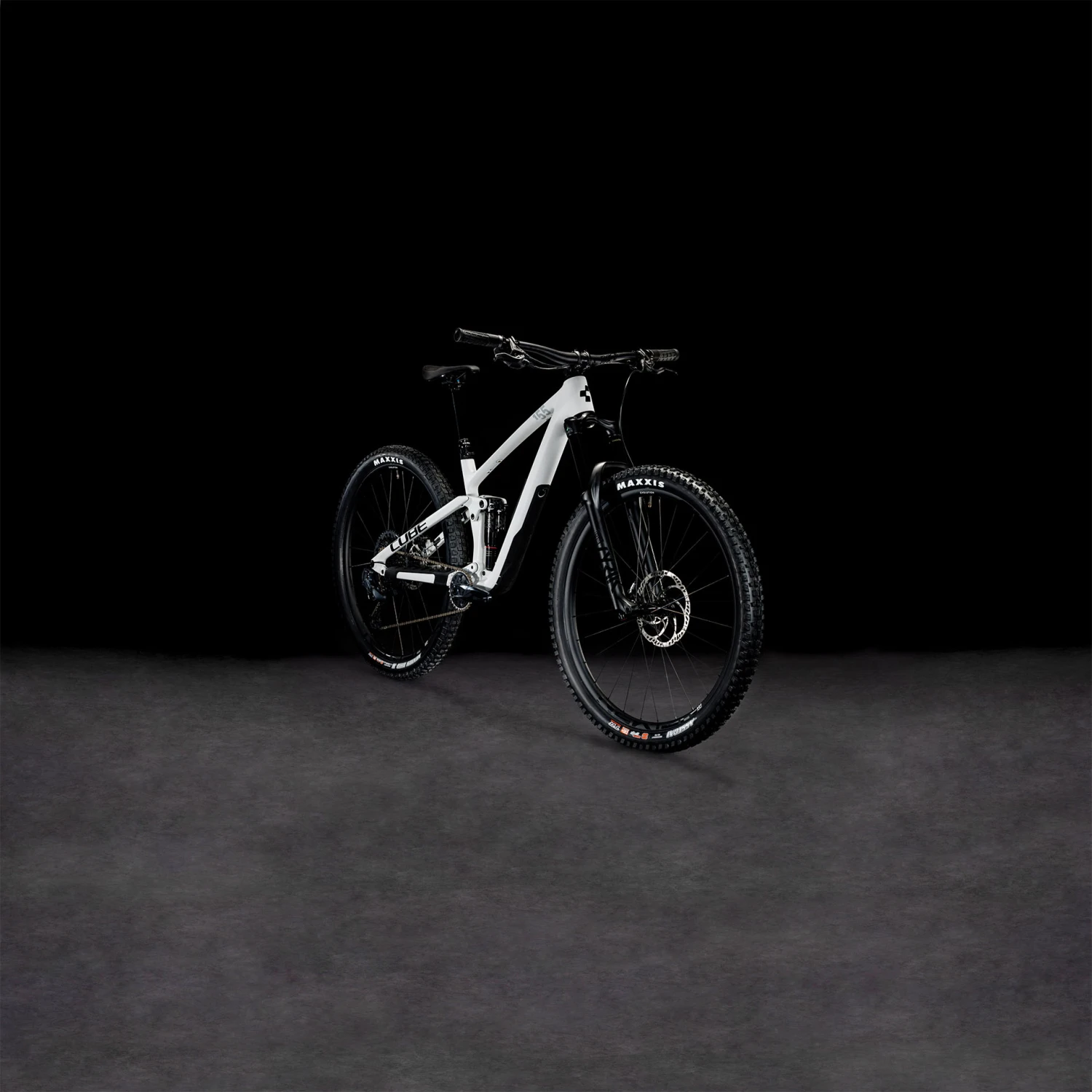 CUBE STEREO ONE55 C:62 Race - 29" Carbon Mountainbike - 2023 - Lightgrey / Grey 3 CUBE STEREO ONE55 C:62 Race - 29" Carbon Mountainbike - 2023 - Lightgrey / Grey - Image 3