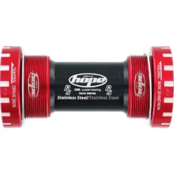 Hope Bottom Bracket Cups Road Stainless Steel - BSA-68-24 - Red