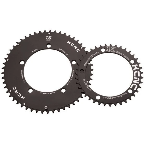 KCNC Blade Series Chainring Aero 110mm Compact - Black 1 KCNC Blade Series Chainring Aero 110mm Compact - Black