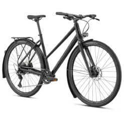 Specialized Sirrus X 3.0 EQ - Step Through Trekkingbike - 2023 - Gloss Nearly Black / Black Reflective -Bike Sale Shop 92421 74 sirrus x 30 eq st 01 994779
