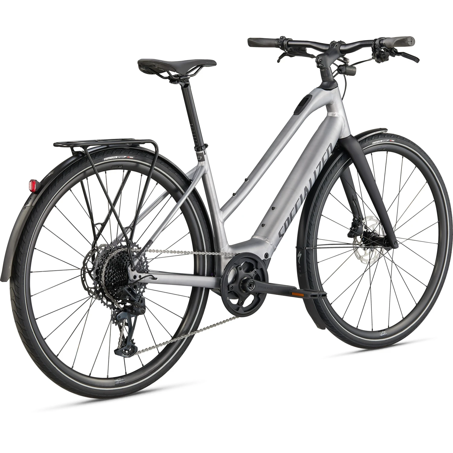 Specialized TURBO VADO SL 5.0 EQ - Step Through - City E-Bike - 2023 - Brushed Aluminum / Black Reflective 4 Specialized TURBO VADO SL 5.0 EQ - Step Through - City E-Bike - 2023 - Brushed Aluminum / Black Reflective - Image 4