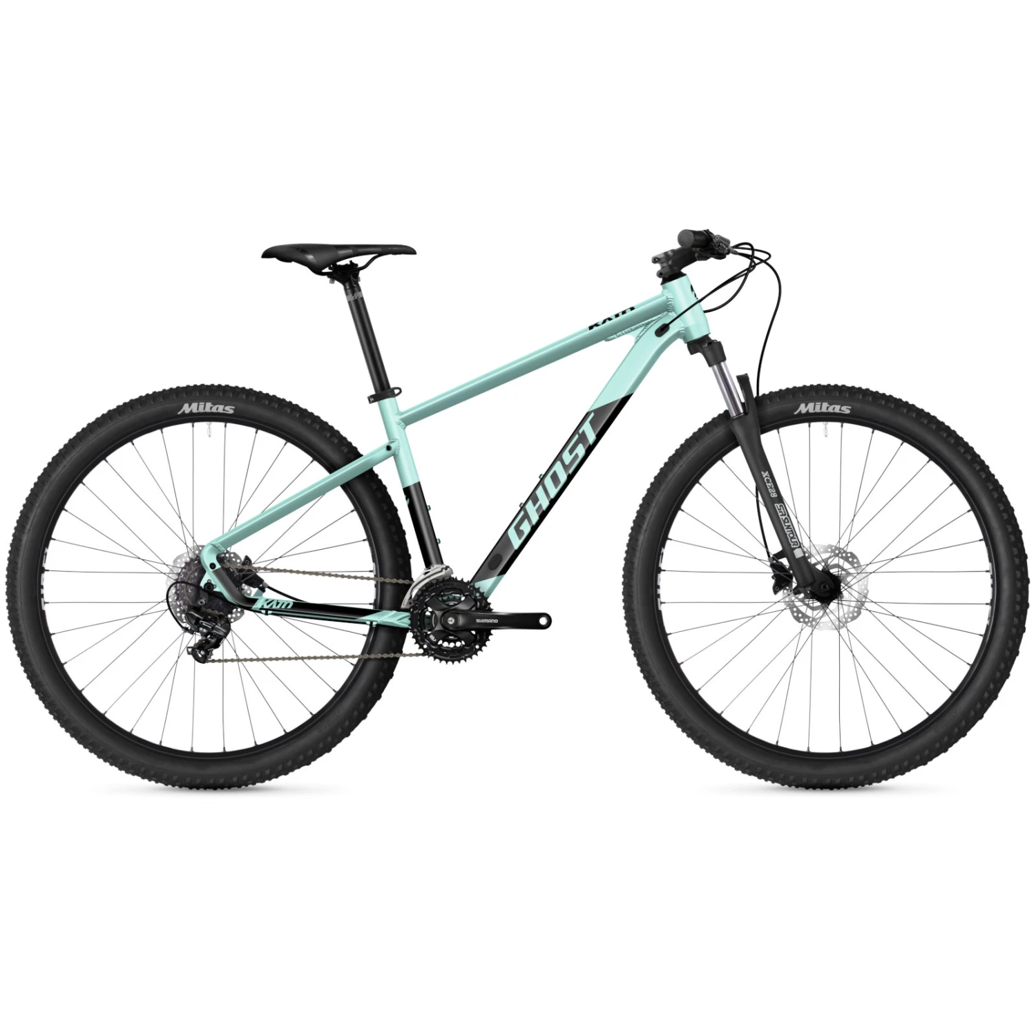 Ghost Kato - 29" Mountainbike - 2023 - Light Mint Pearl / Black Matt 1 Ghost Kato - 29" Mountainbike - 2023 - Light Mint Pearl / Black Matt