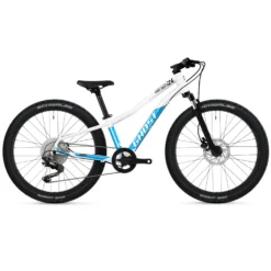 Ghost Kato Full Party - 24" Kids Bike - 2023 - Pearl White / Bright Blue Glossy