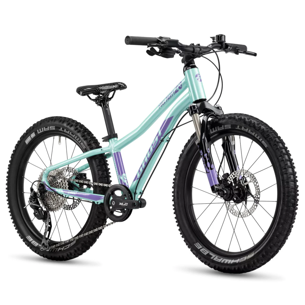 Ghost Lanao Full Party - 20" Kids Bike - 2023 - Light Mint Pearl / Fogbow Purple Glossy 3 Ghost Lanao Full Party - 20" Kids Bike - 2023 - Light Mint Pearl / Fogbow Purple Glossy - Image 3
