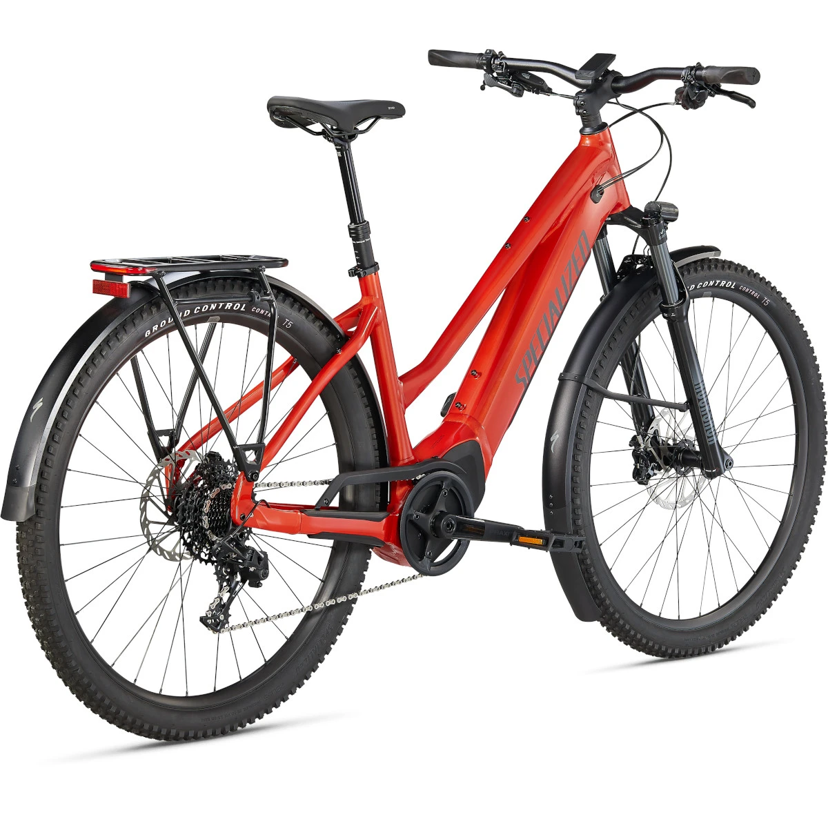 Specialized TURBO TERO 4.0 EQ - Step-Through MTB E-Bike - 2022 - Redwood / Black 4 Specialized TURBO TERO 4.0 EQ - Step-Through MTB E-Bike - 2022 - Redwood / Black - Image 4