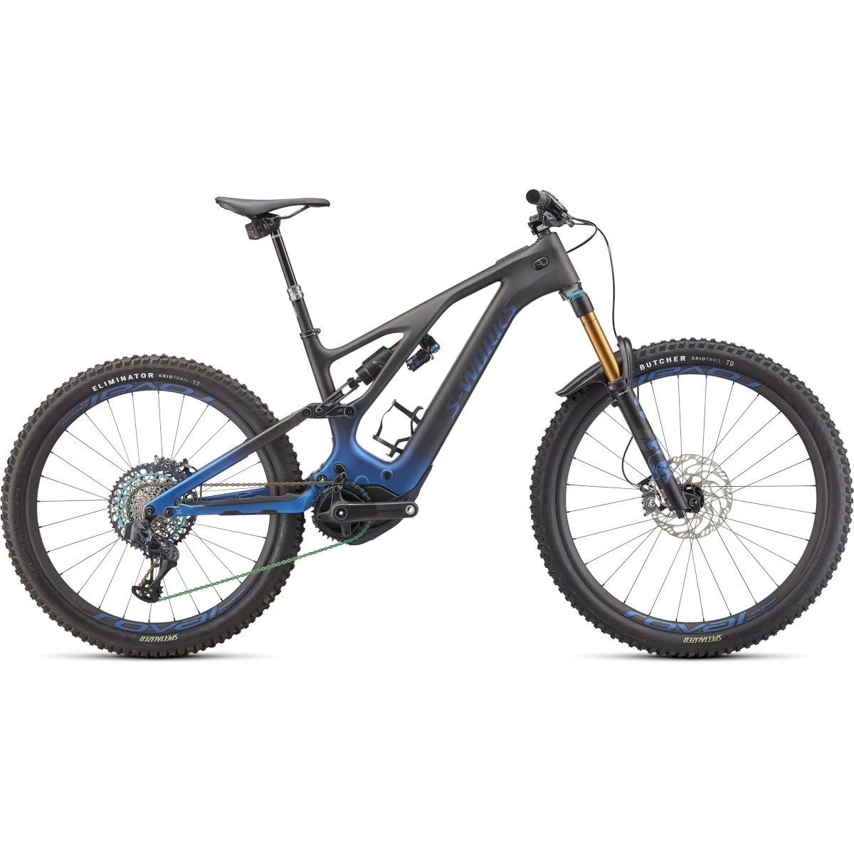 Specialized S-WORKS TURBO LEVO - Carbon MTB E-Bike - 2022 - Blue Ghost Gravity Fade / Black / Light Silver 1 Specialized S-WORKS TURBO LEVO - Carbon MTB E-Bike - 2022 - Blue Ghost Gravity Fade / Black / Light Silver