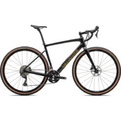 Specialized DIVERGE COMP - Carbon Gravel Bike - 2023 - Gloss Obsidian / Harvest Gold Metallic