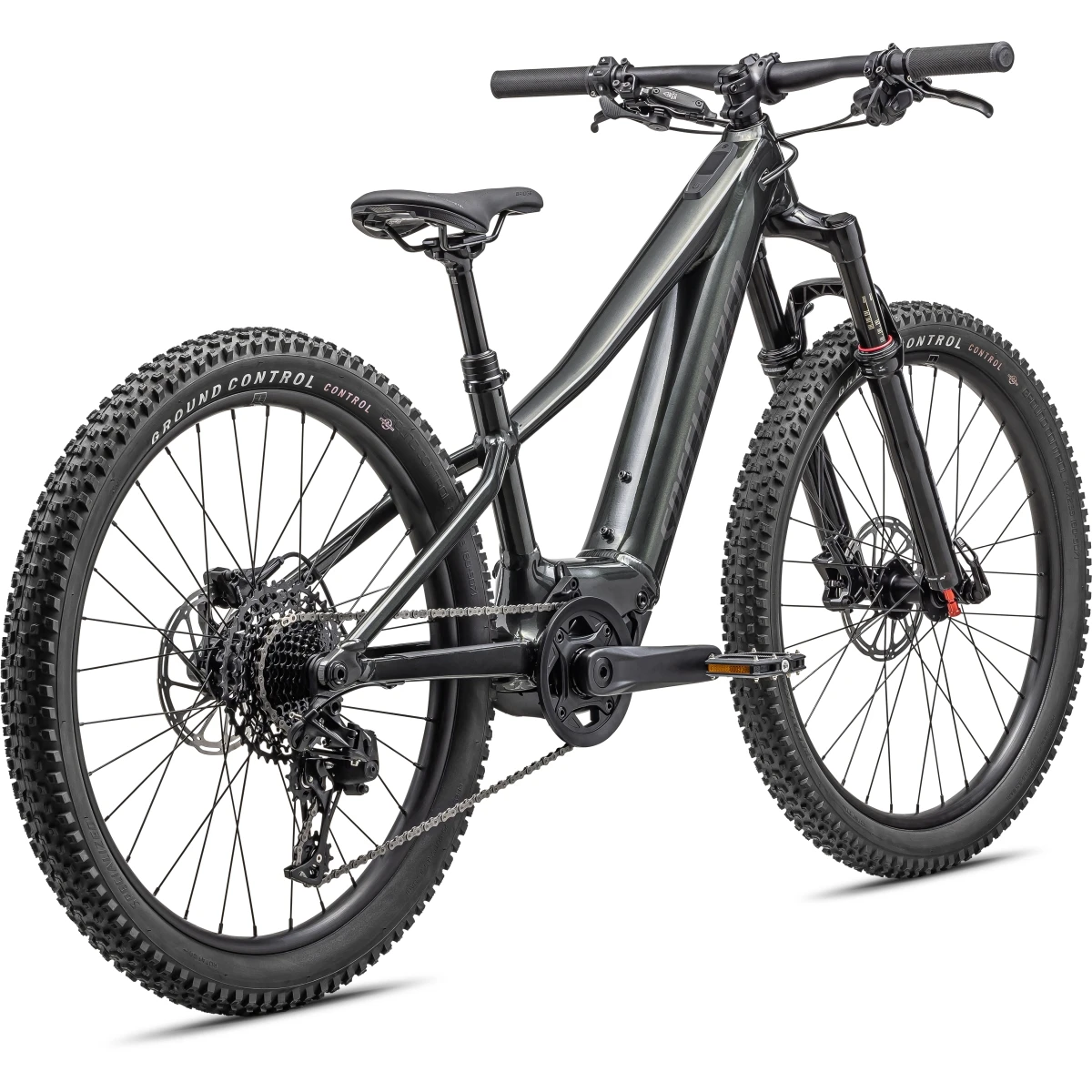Specialized TURBO LEVO SL - Kids E-Mountainbike - 2023 - Gloss Oak Green Metallic / Limestone / Satin Smoke 4 Specialized TURBO LEVO SL - Kids E-Mountainbike - 2023 - Gloss Oak Green Metallic / Limestone / Satin Smoke - Image 4