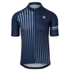 AGU Essential Faded Stripe Short Sleeve Jersey - Deep Blue -Bike Sale Shop agu essential faded stripe short sleeve jersey deep blue 1 1224033