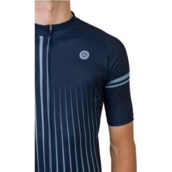 AGU Essential Faded Stripe Short Sleeve Jersey - Deep Blue -Bike Sale Shop agu essential faded stripe short sleeve jersey deep blue 5 1224037
