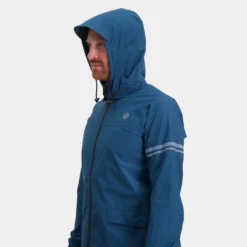 AGU Essential Original Rain Suit Unisex - Set Of Rain Pants And Rain Jacket - Teal Blue -Bike Sale Shop agu essential original rain jacket unisex teal blue 9 1435705