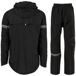 AGU Essential Original Rain Suit Unisex - Set Of Rain Pants And Rain Jacket - Black -Bike Sale Shop agu original regenanzuege essential black 43460000 000 05 1075433