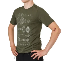 AGU Venture Casual Performer T-Shirt Unisex - Army Green