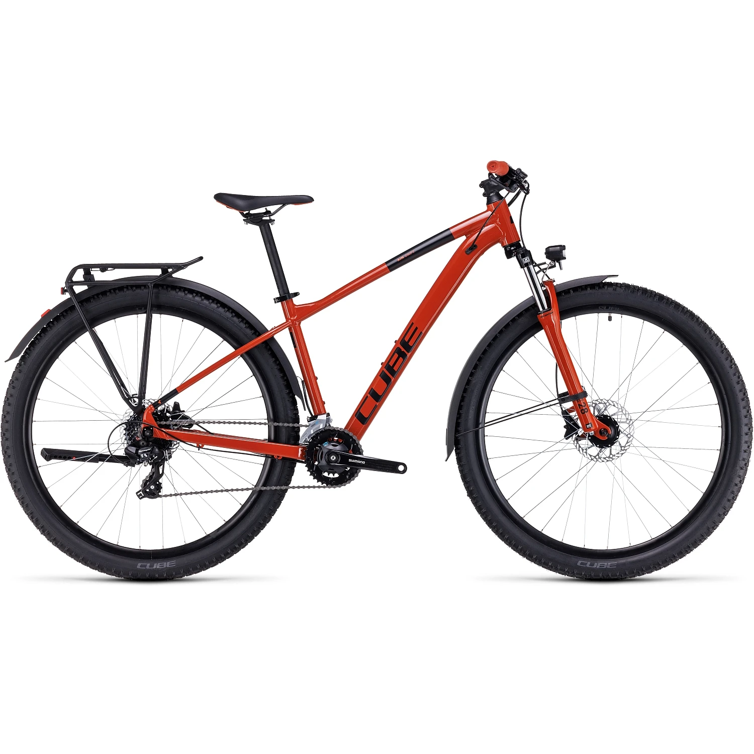 CUBE AIM Allroad - Mountainbike - 2023 - Brickred / Black 1 CUBE AIM Allroad - Mountainbike - 2023 - Brickred / Black