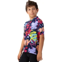 ALE Alé KID Sketch Short Sleeve Jersey Kids - Blue