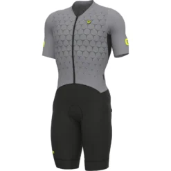 ALE Alé R-EV1 Hive Short Sleeve Skinsuit - Grey