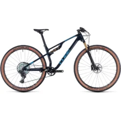 CUBE AMS ZERO99 C:68X SLT - 29" Carbon Mountainbike - 2023 - Liquidblue / Blue