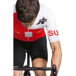Assos SUISSE FED Short Sleeve Jersey S9 TARGA - National Red -Bike Sale Shop assos suisse fed short sleeve jersey s9 targa national red 1 1496858