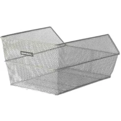 Basil Cento Rear Basket 29L - Silver