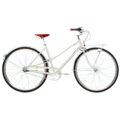 Creme Cycles CAFERACER Lady Doppio - Women Citybike - 2023 - Silver Champagne
