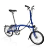 Brompton C Line Explore - 6-Speed - High Bar - Telescopic Seatpost - Dynamo - 16" Folding Bike - 2022 - Picadilly Blue Matt