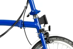 Brompton C Line Utility - 3-Speed - Mid Bar - Standard Seatpost - 16" Folding Bike - 2022 - Picadilly Blue Matt -Bike Sale Shop c line explore 6 speed mid bar standard seatpost picadilly blue matt 6 1215548