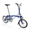 Brompton C Line Utility - 3-Speed - High Bar - Extended Seatpost - Dynamo - 16" Folding Bike - 2022 - Picadilly Blue Matt