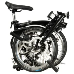 Brompton C Line Utility - 3-Speed - Mid Bar - Standard Seatpost - Dynamo - 16" Folding Bike - 2022 - Black Matt -Bike Sale Shop c line utility 3 speed mid bar standard seatpost dynamo black matt 3 1219668