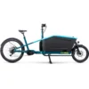 CUBE CARGO SPORT DUAL HYBRID 1000 - Electric Cargo Bike - 2023 - Blue / Lime