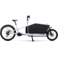 CUBE CARGO SPORT DUAL HYBRID 500 - Electric Cargo Bike - 2023 - Flashwhite / Black