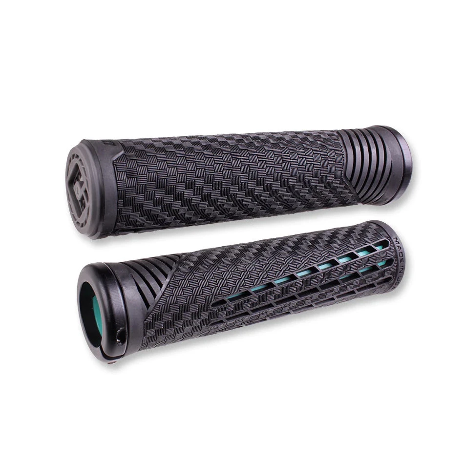 ODI CF Handlebar Grips - BMX | Lock-On V2.1 | 135mm - Black / Mint 1 ODI CF Handlebar Grips - BMX | Lock-On V2.1 | 135mm - Black / Mint