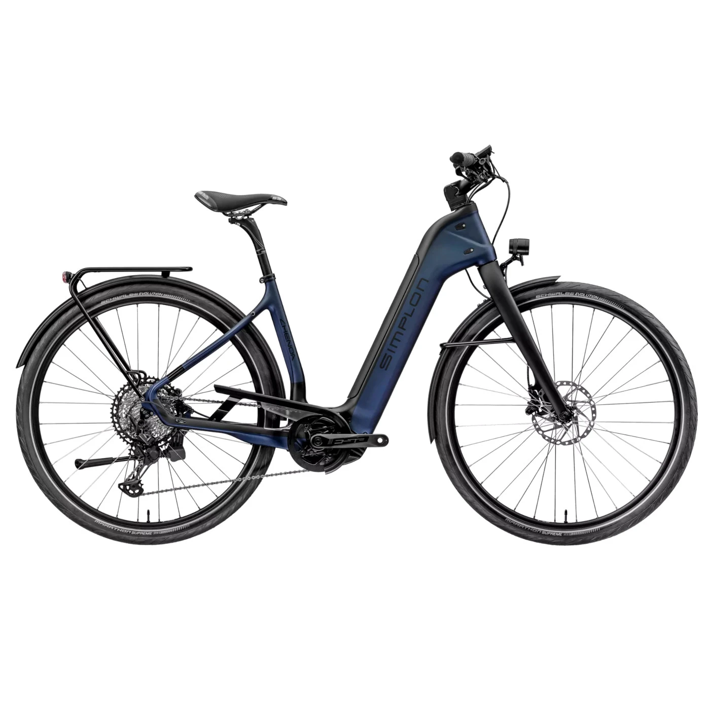 Simplon CHENOA BOSCH CX B3 - Enviolo HD - Easy Entry Carbon Electric Trek Bike - 2023 - Denim Blue Matt / Black Glossy 1 Simplon CHENOA BOSCH CX B3 - Enviolo HD - Easy Entry Carbon Electric Trek Bike - 2023 - Denim Blue Matt / Black Glossy