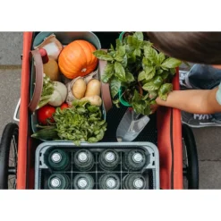 Croozer Cargo Kalle - Transport Trailer - Lava Red -Bike Sale Shop croozer cargo tuure transport trailer lava red 7 1350276