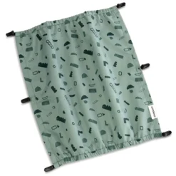 Croozer Sun Cover For Kid Vaaya 2 / Kid Keeke 2 Bike Trailer - Jungle Green/collection