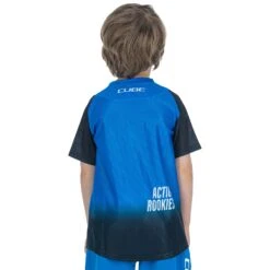 CUBE VERTEX Jersey Kids ROOKIE X Actionteam Short Sleeve - Black'n'blue -Bike Sale Shop cube vertex jersey rookie x actionteam short sleeve black n blue 3 1375649