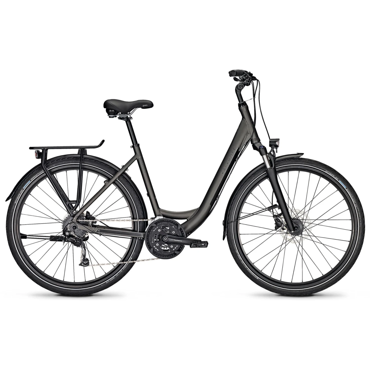 Kalkhoff ENDEAVOUR XXL - Easy Entry Trekking Bike - 2023 - Jetgrey Matt 1 Kalkhoff ENDEAVOUR XXL - Easy Entry Trekking Bike - 2023 - Jetgrey Matt