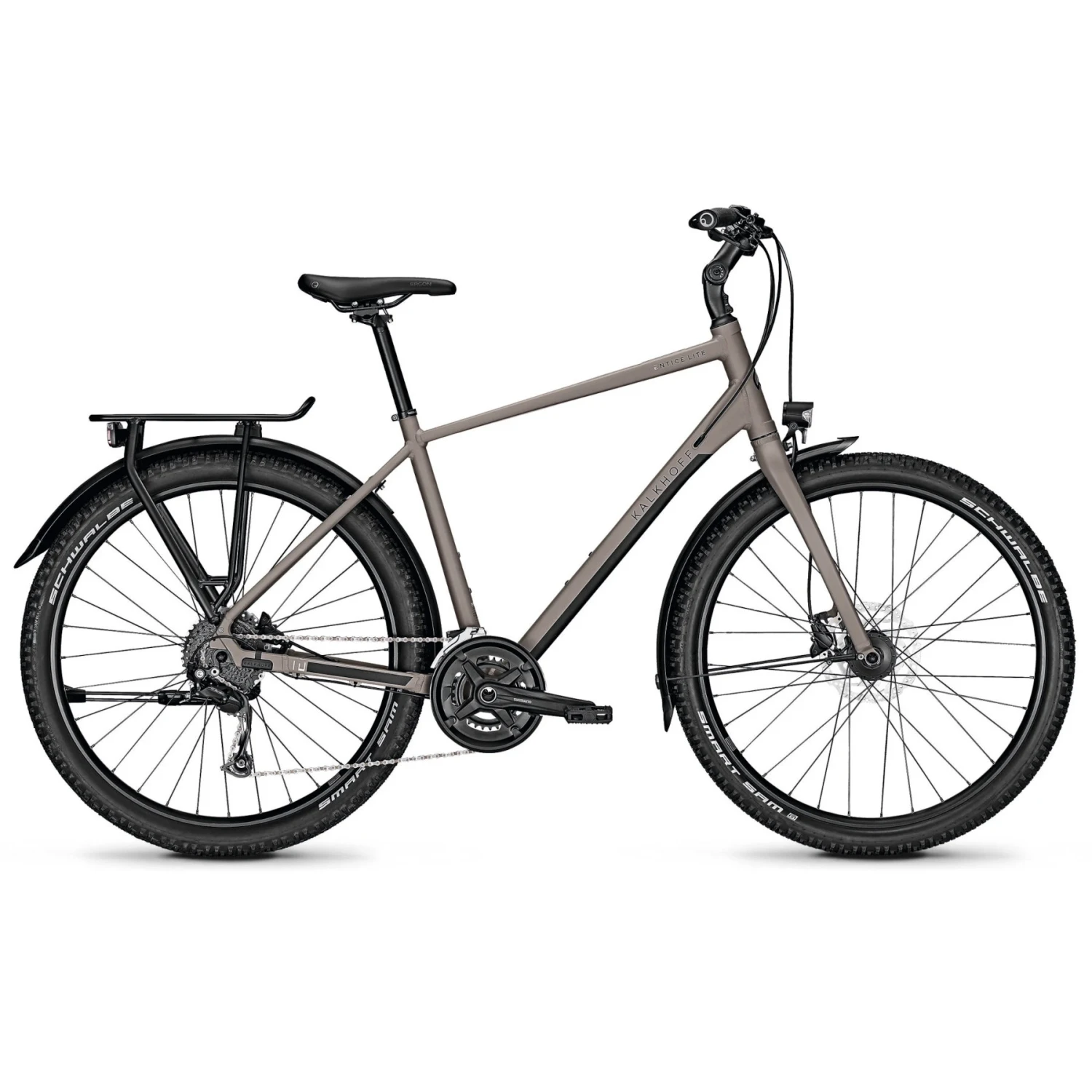 Kalkhoff ENTICE Lite Allroad - Men Trekking Bike - 2023 - Moonstonegrey Matt 1 Kalkhoff ENTICE Lite Allroad - Men Trekking Bike - 2023 - Moonstonegrey Matt