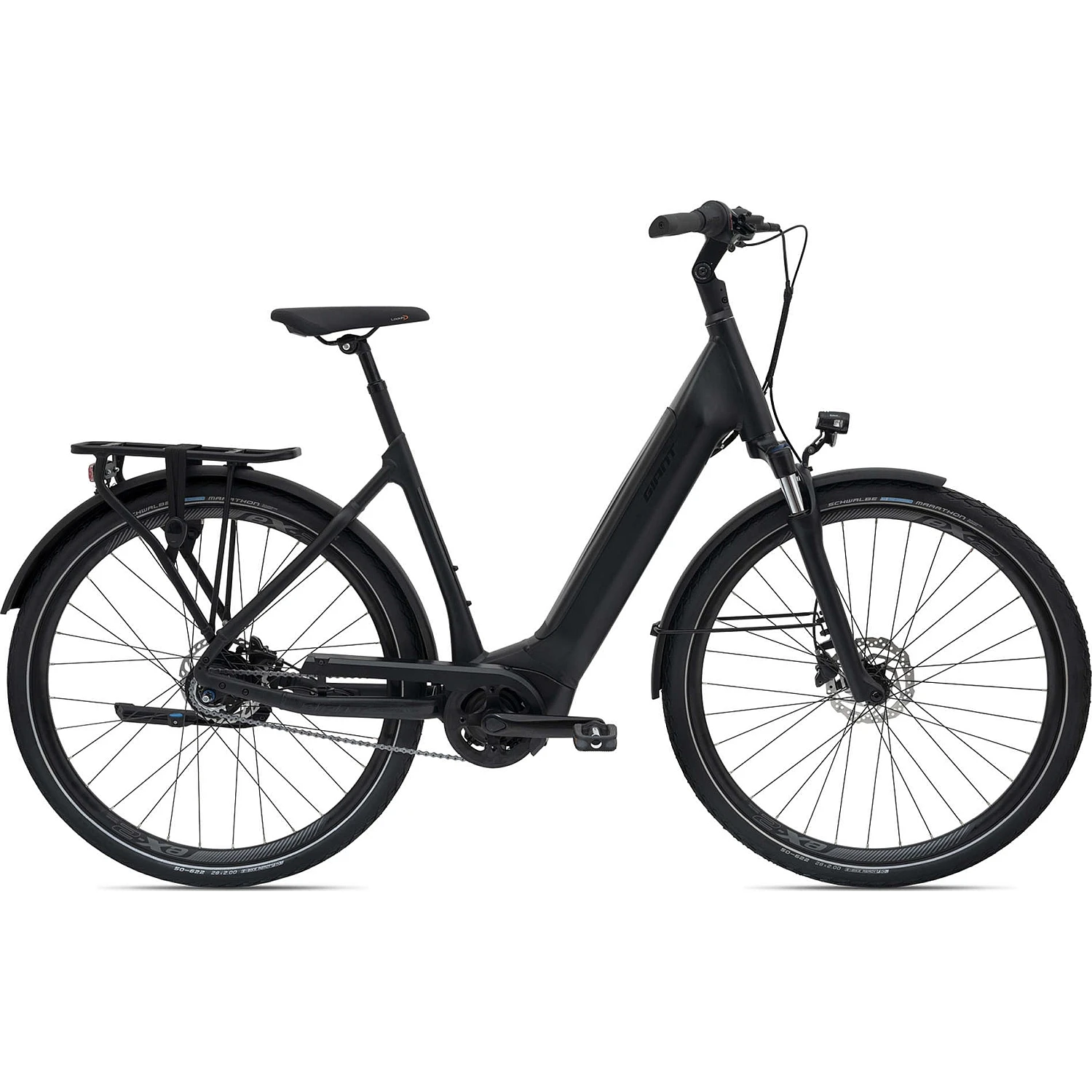 Giant DAILYTOUR E+ 2 LDS - Deep Entry City E-Bike - 2023 - Black Matt-gloss 1 Giant DAILYTOUR E+ 2 LDS - Deep Entry City E-Bike - 2023 - Black Matt-gloss