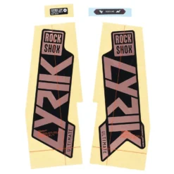 RockShox Decal Kit For 27.5/29" Lyrik Ultimate - Matte Copper Foil For High Gloss Black (2021)