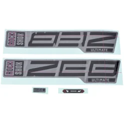RockShox Decal Kit For 27.5/29" ZEB Ultimate - Gloss Black For Matte Grey (2021)