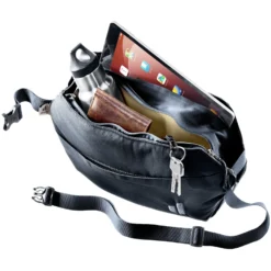 Deuter Passway 4+1 Crossbody Bag - Black -Bike Sale Shop deuter passway 4 1 crossbody bag black 4 1446217