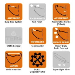 DUKE Fury Star HD - 27.5" Rim - 28 Spoke Holes -Bike Sale Shop duke fury star hd rim 7 1146539