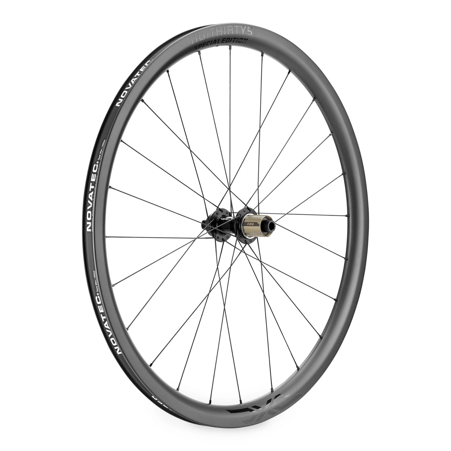 DXC RD/THIRTY5 By Novatec® Wheelset - 28" | Carbon | Clincher | Centerlock | Special Edition - 12x100mm | 12x142mm - HG-EV | Black 10 DXC RD/THIRTY5 By Novatec® Wheelset - 28" | Carbon | Clincher | Centerlock | Special Edition - 12x100mm | 12x142mm - HG-EV | Black - Image 10